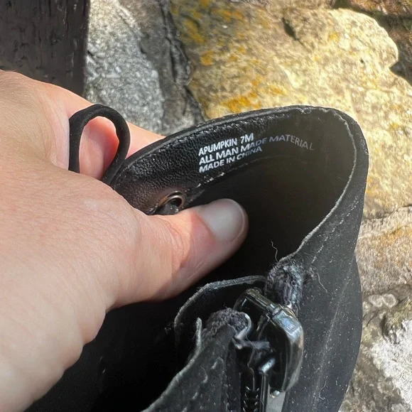 Elegant Black Lace-Up Ankle Booties - Picture 10 of 10